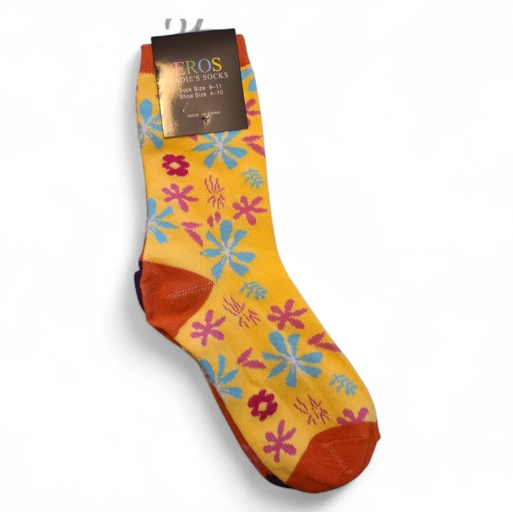 Eros Socks Fun And Colorful Women's‎ Size 9-11